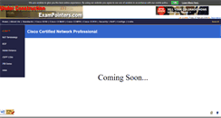 Desktop Screenshot of ccnp.exampointers.com